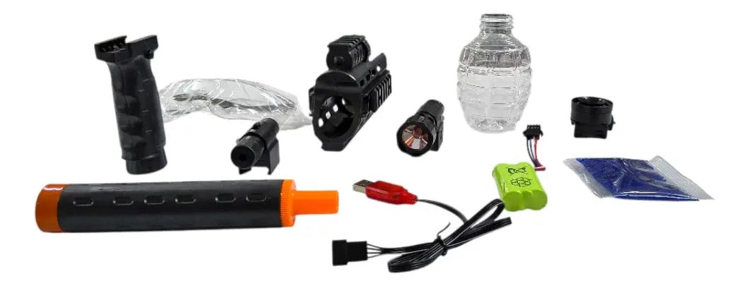Pistola De Balas De Gel Candy Toys Recargable Con 30,000