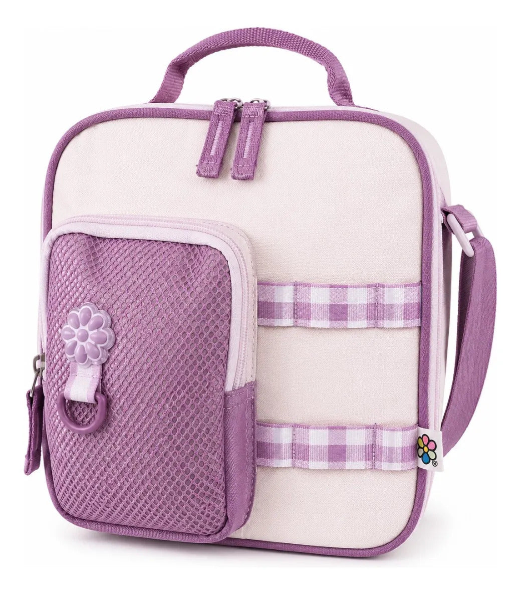 Lonchera Chenson Térmica Color Magenta Con Bolsillo Frontal