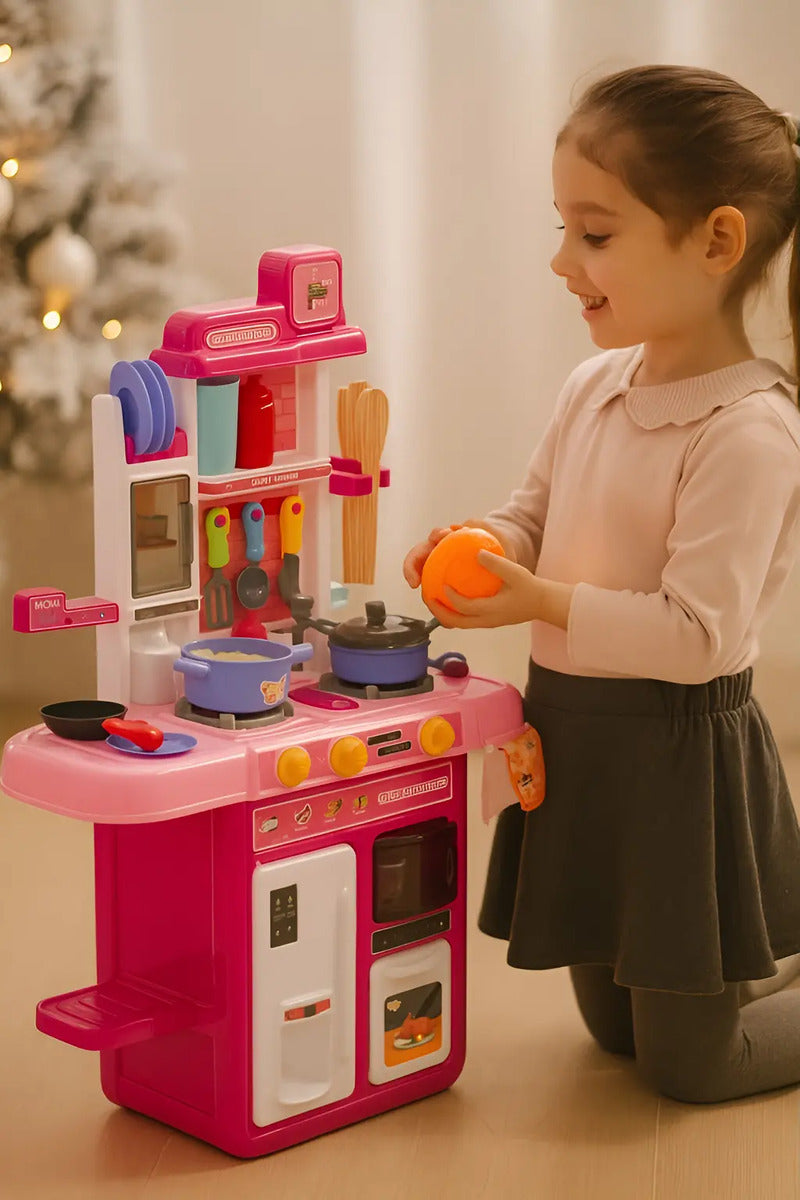 Cocina Infantil Marca Candy Toys Modelo Pequeño 42 Piezas