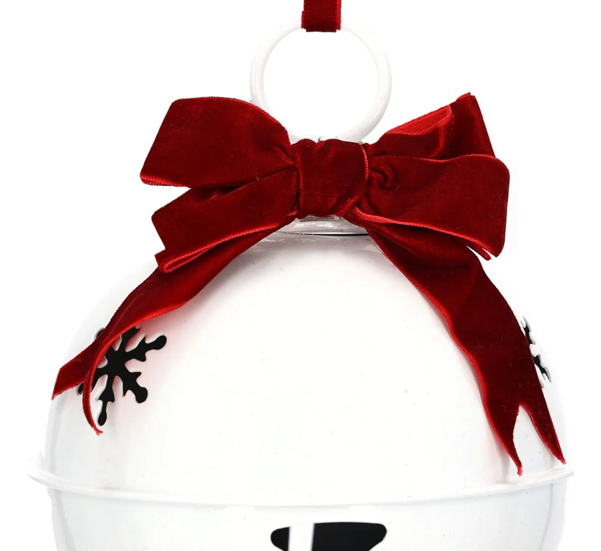 Cascabel Decorativo lluvia Blanco Copos De Nieve 18 Cm