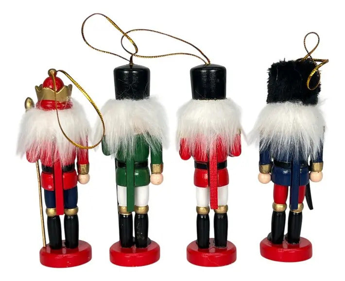 Cascanueces Tradicionales Colgantes Set De 8 Piezas 8x2x3