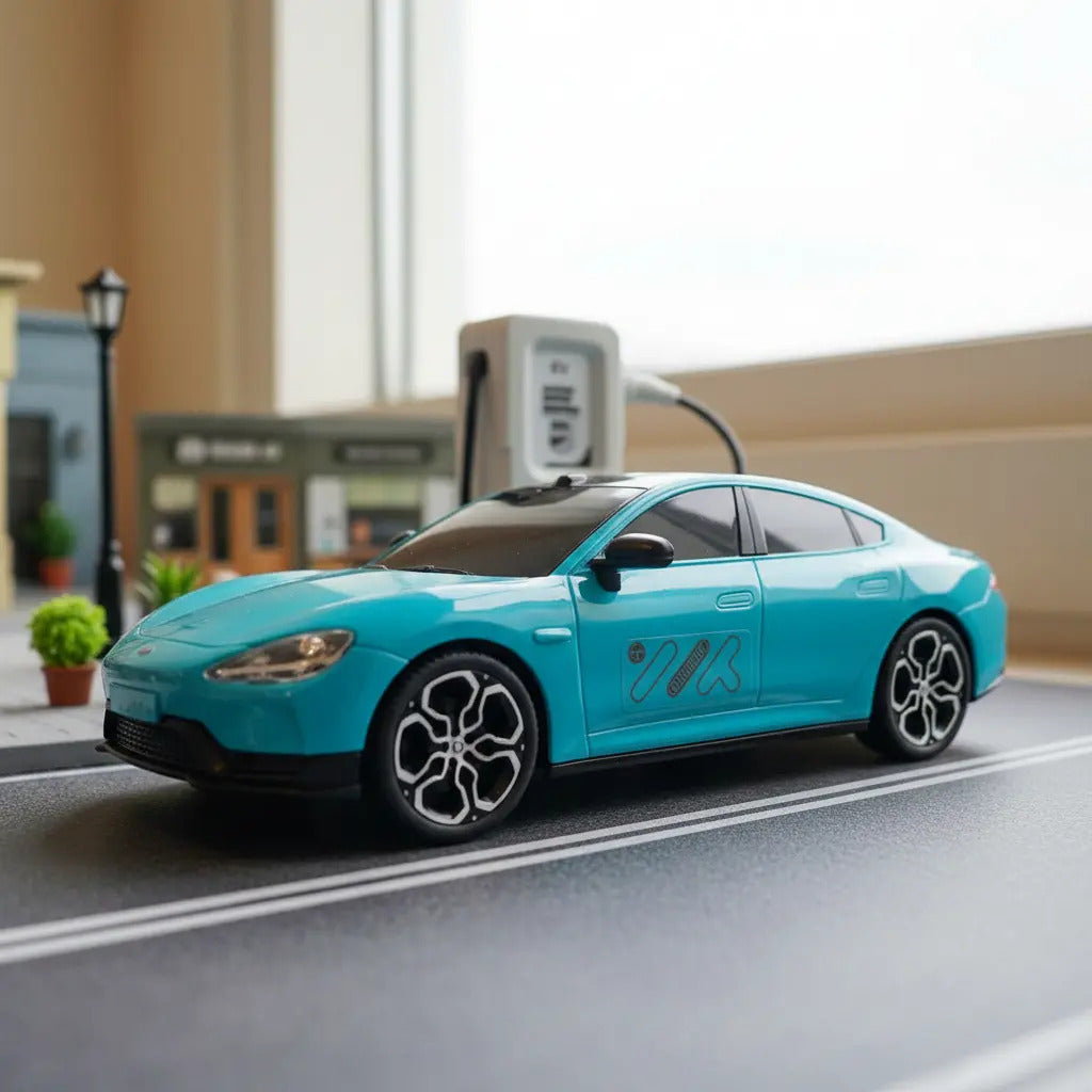 Auto Rc Candy Toys Con Estación De Carga Gasolinera