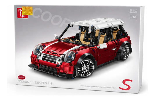 Carro Tipo Mini Cooper De Bloques Escala 1:10 2292 Pzs