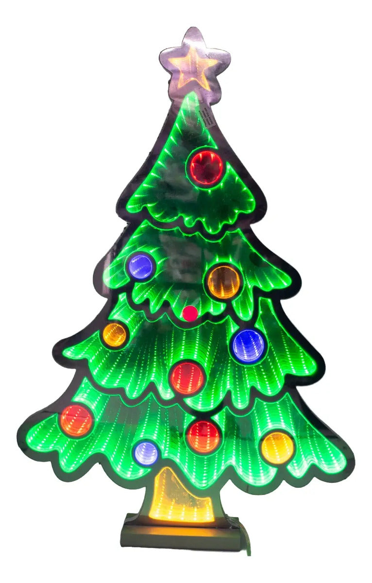 Luz Infinita Árbol Navideño 65x45x2 Cm 393 Luces
