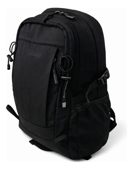 Mochila Lluvia Negra Escolar Y Trabajo Porta Laptop