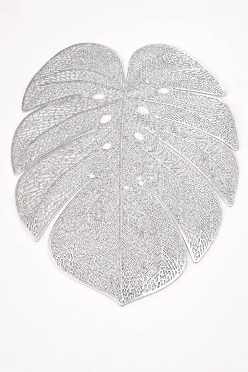 Manteles Individuales 6 Piezas Diseño Hoja Tropical Moderno