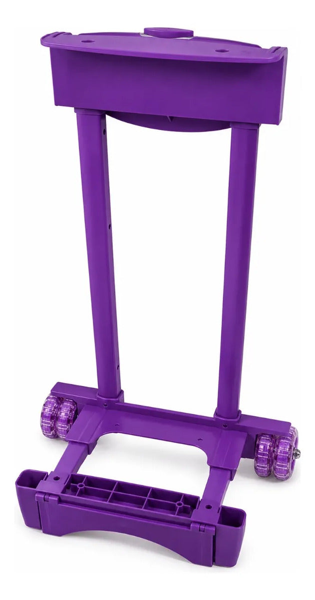 Carrito Para Mochila Morado Primaria 17 Pulgadas