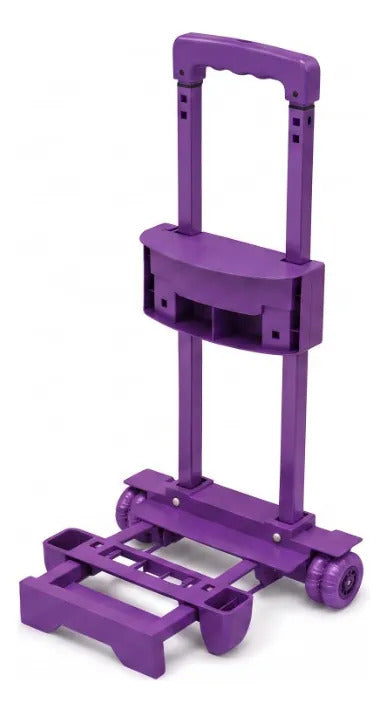 Carrito Para Mochila Morado Primaria 17 Pulgadas