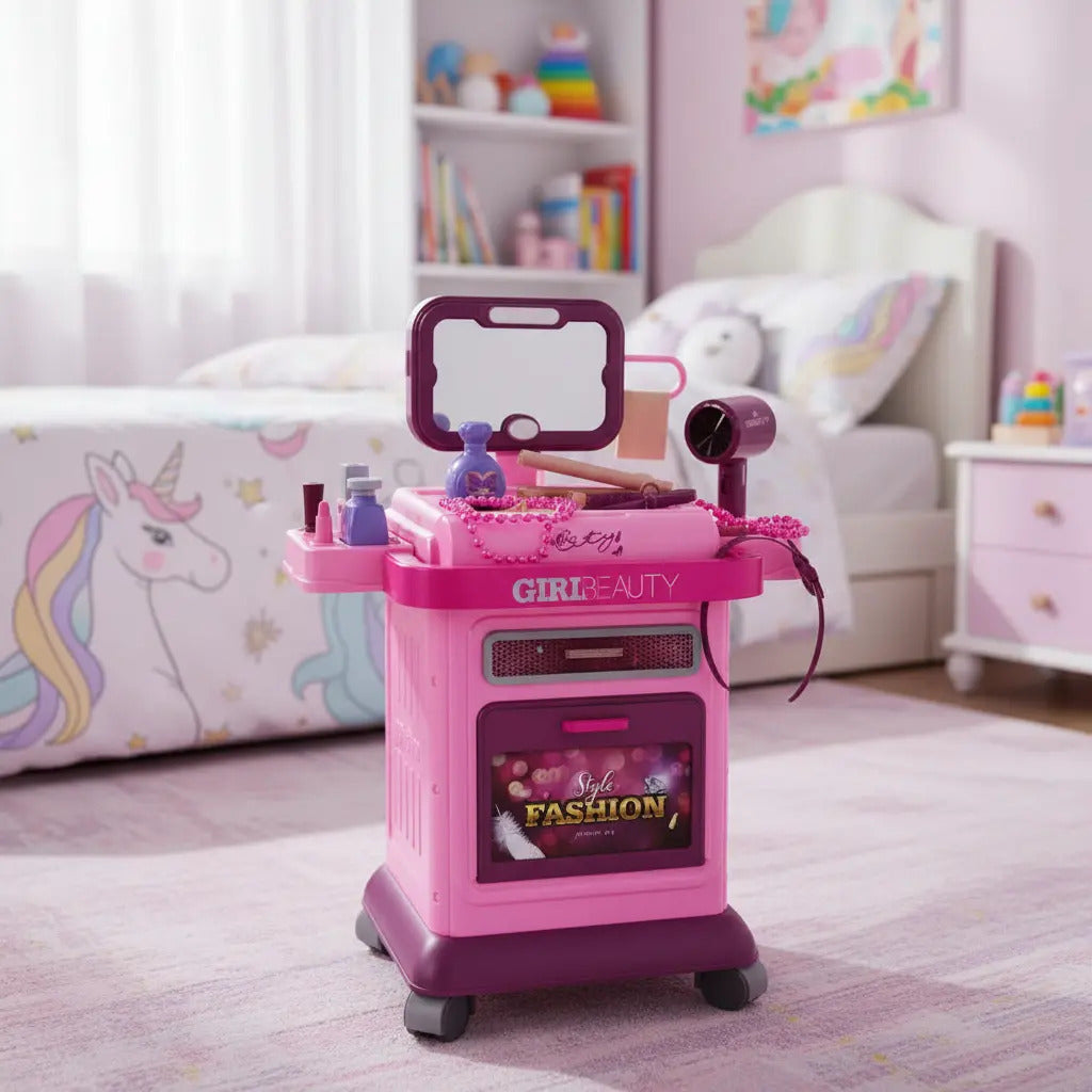 Tocador Infantil Style Fashion Con Luz Y Sonido 31 Piezas