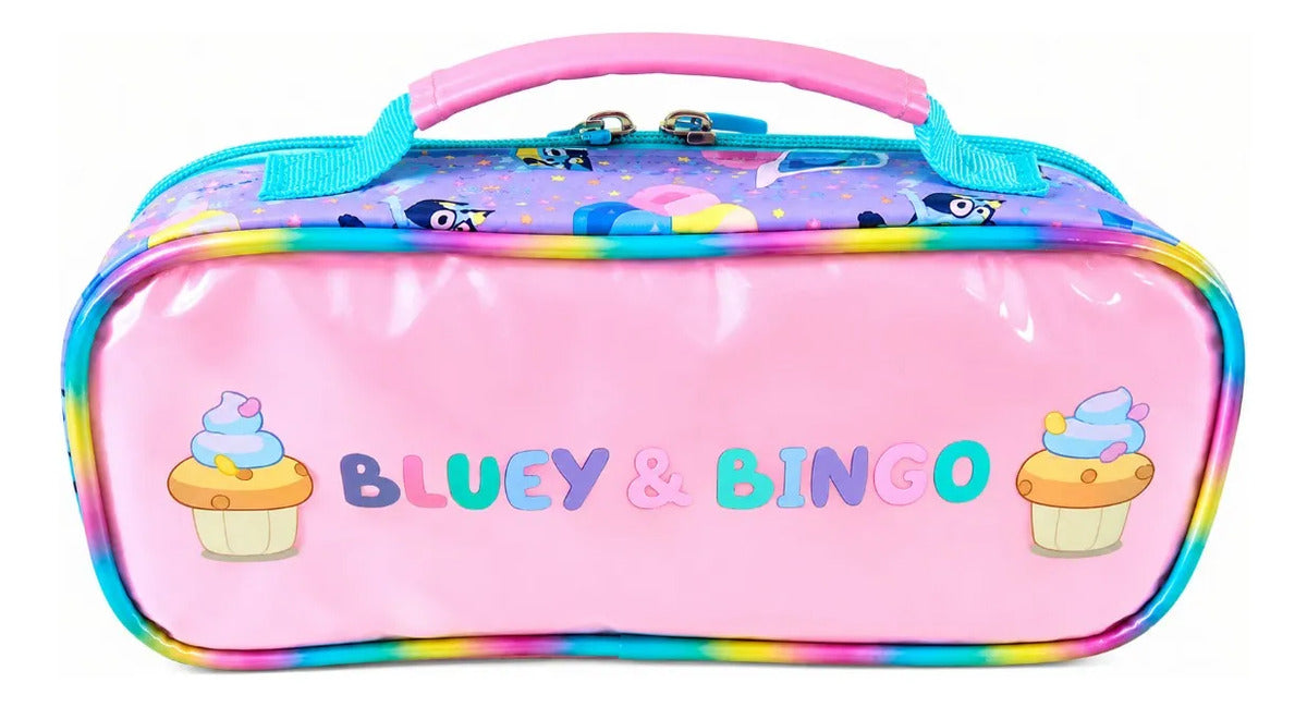 Set Mochila Kinder Bluey & Bingo Fotorama Tres Piezas