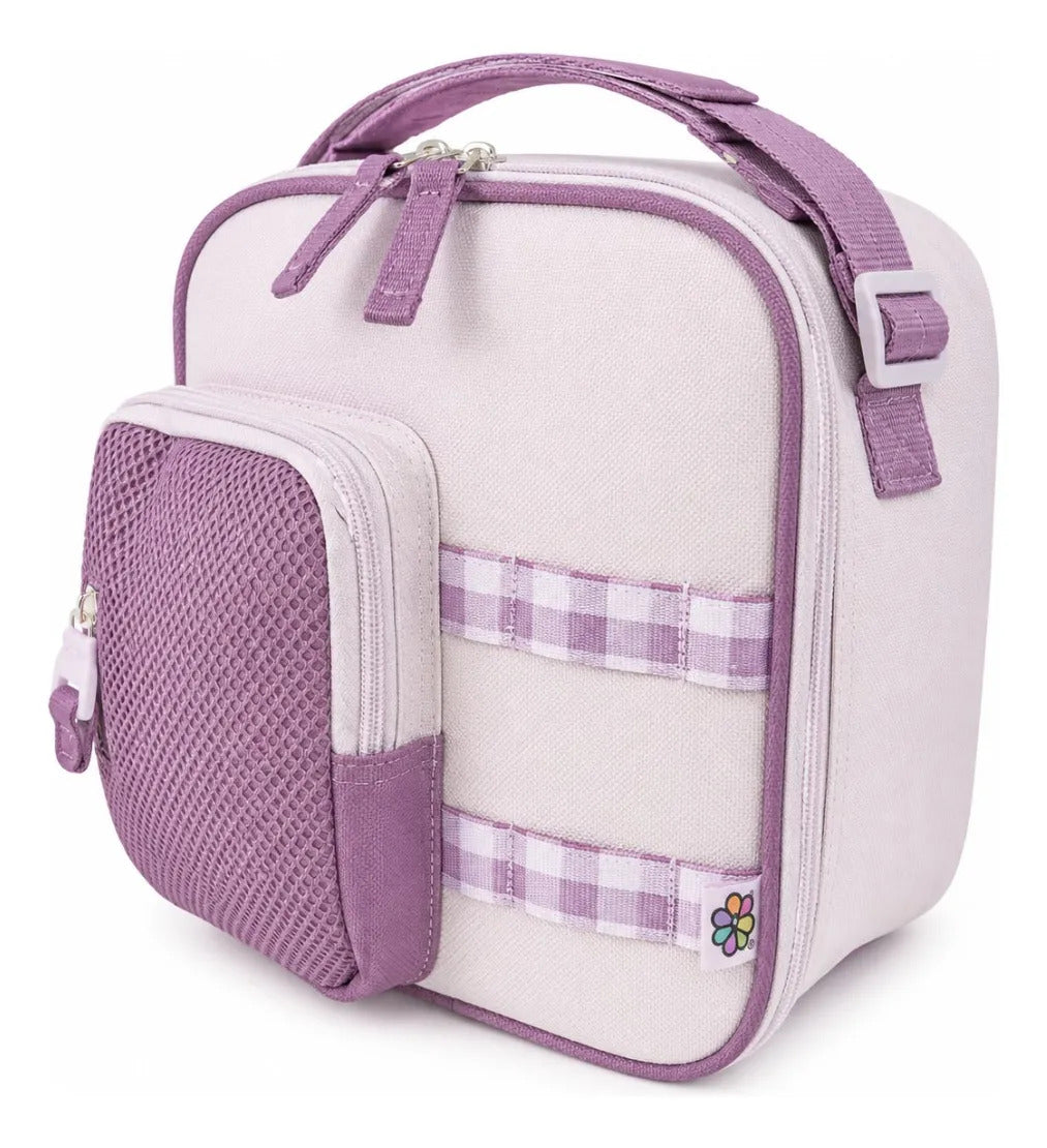 Lonchera Chenson Térmica Color Magenta Con Bolsillo Frontal