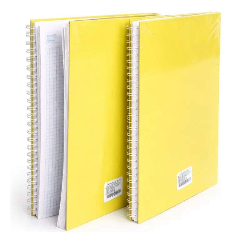 Libretas Cuadro Chico 3 Piezas Verde Limón 100 Hojas Surimax
