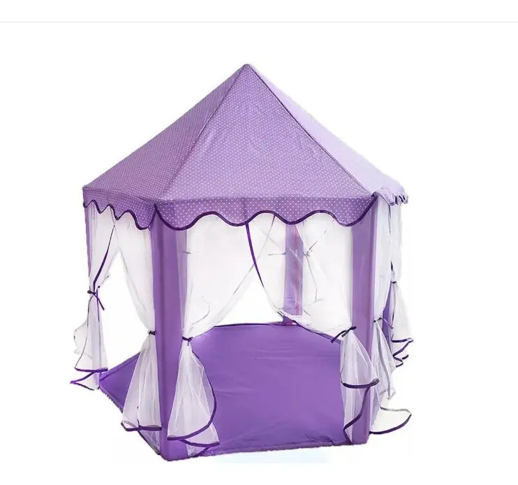 Casa Infantil Morada 140x135 Cm Candy Toys Tipo Castillo