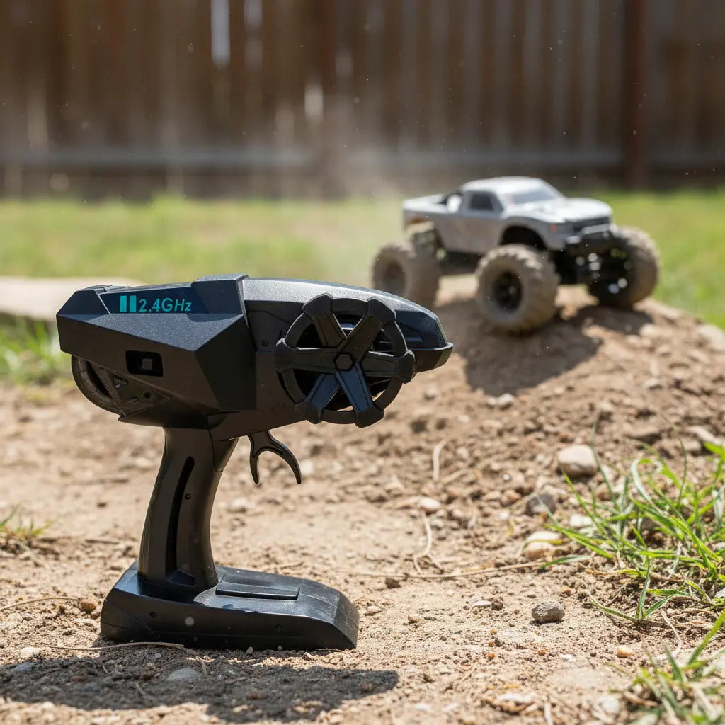 Camión A Control Remoto Candy Toys 4wd Con Efecto Vapor