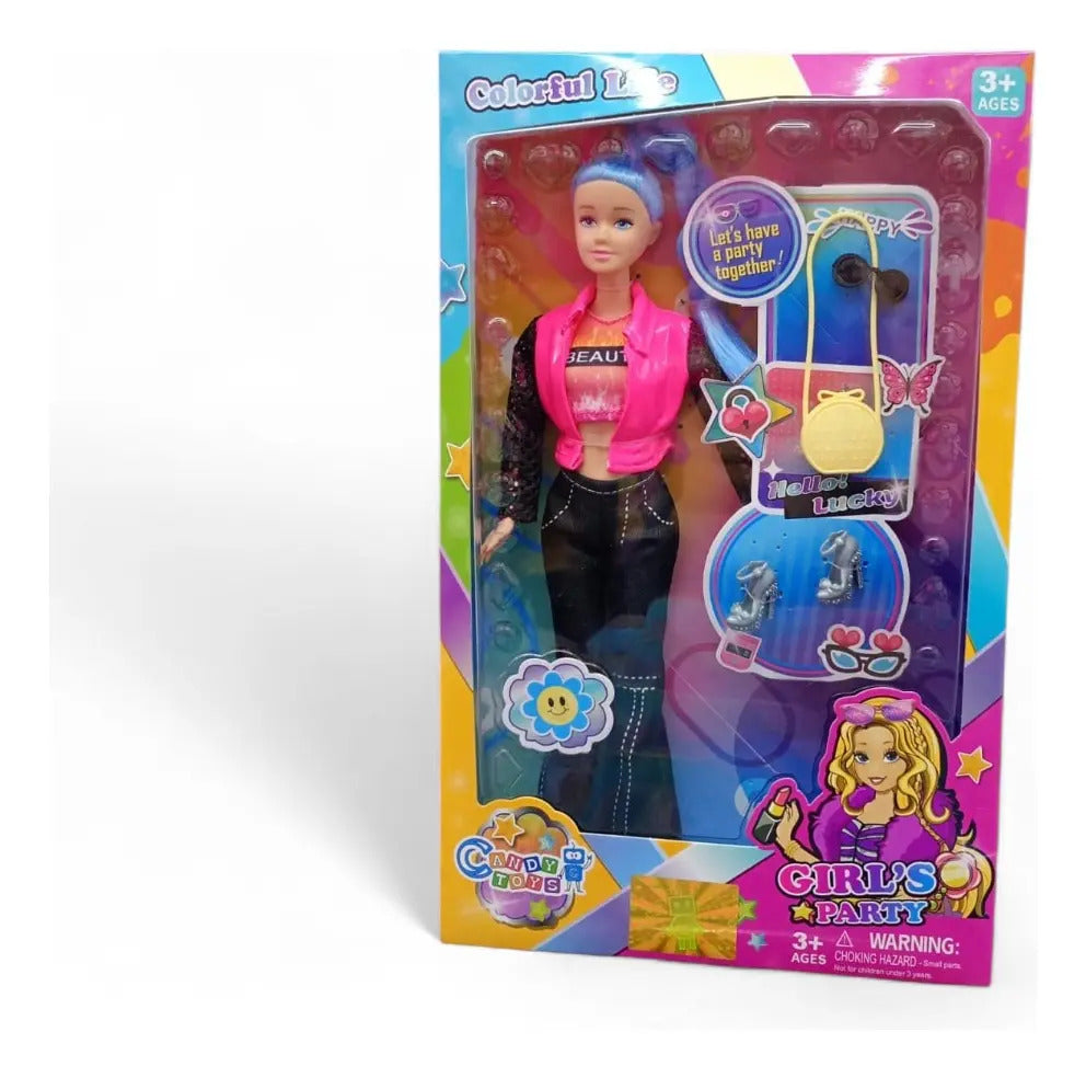 Muñeca Candy Toys Estilo Pasarela Con Ropa Moderna