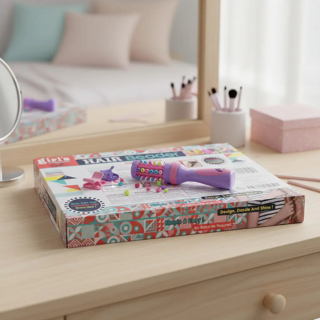 Set Trenzadora De Cuentas Para Cabello Candy Toys
