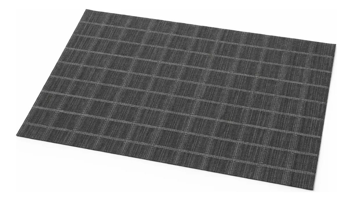 Manteles Individuales Set 6 Piezas Dos Colores Gris Y Cafe