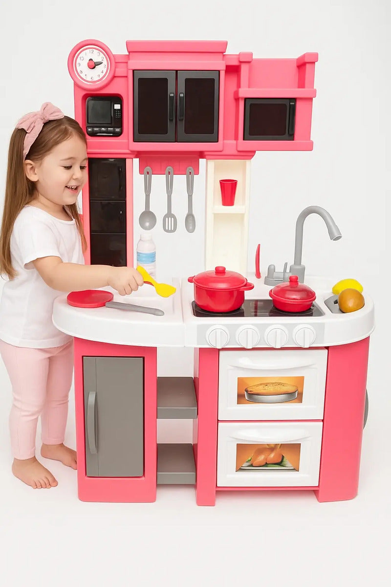 Cocina Marca Candy Toys Kitchen Set  58 Piezas