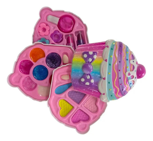 Set De Maquillaje En Estuche Cupcake 10 Piezascandy Toys