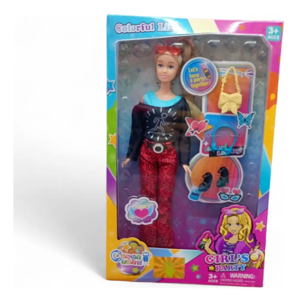 Muñeca Candy Toys Estilo Pasarela Con Ropa Moderna
