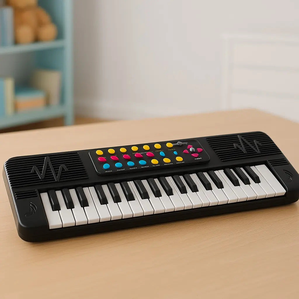 Piano Electrónico Candy Toys Con Sonidos Y Ritmos 32 Teclas