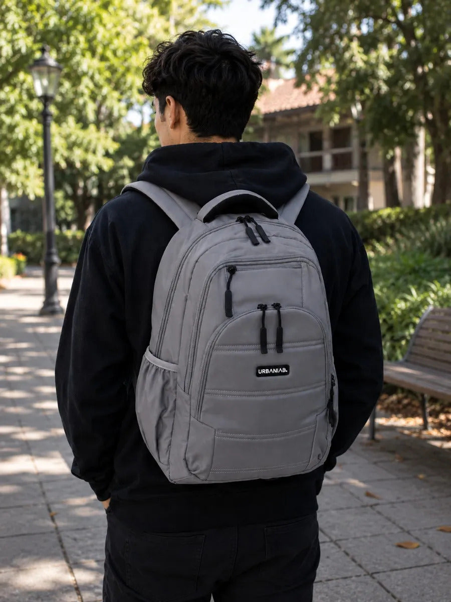 Mochila Fotorama Urbania Escolar Universitaria Gris