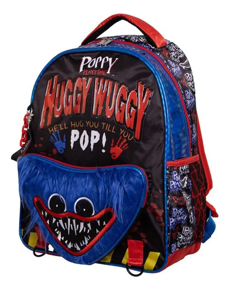 Mochila Poppy Playtime Primaria Backpack 185776 Color Azul Diseño De La Tela Liso