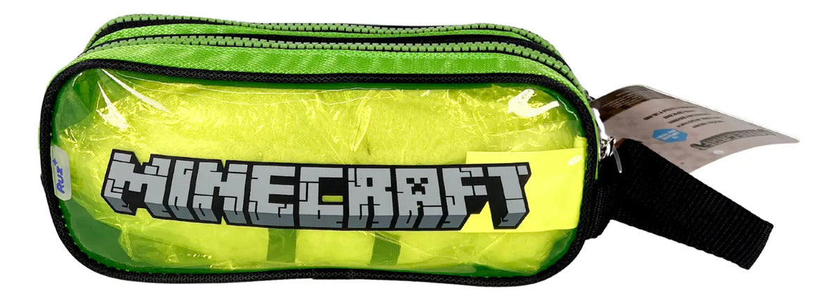 Mochila Primaria 3 Piezas Minecraft Aventuras Pixeladas