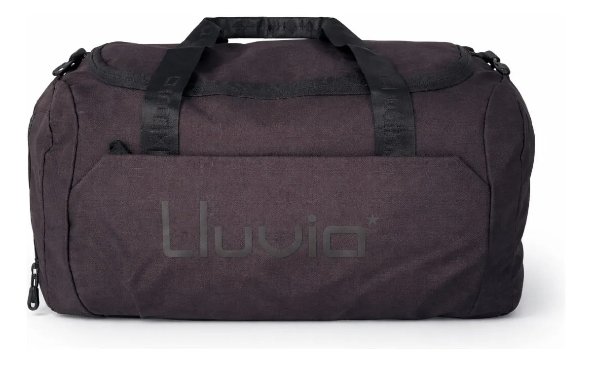 Maleta De Viaje Lluvia Negra Premium Con Correa Desmontable