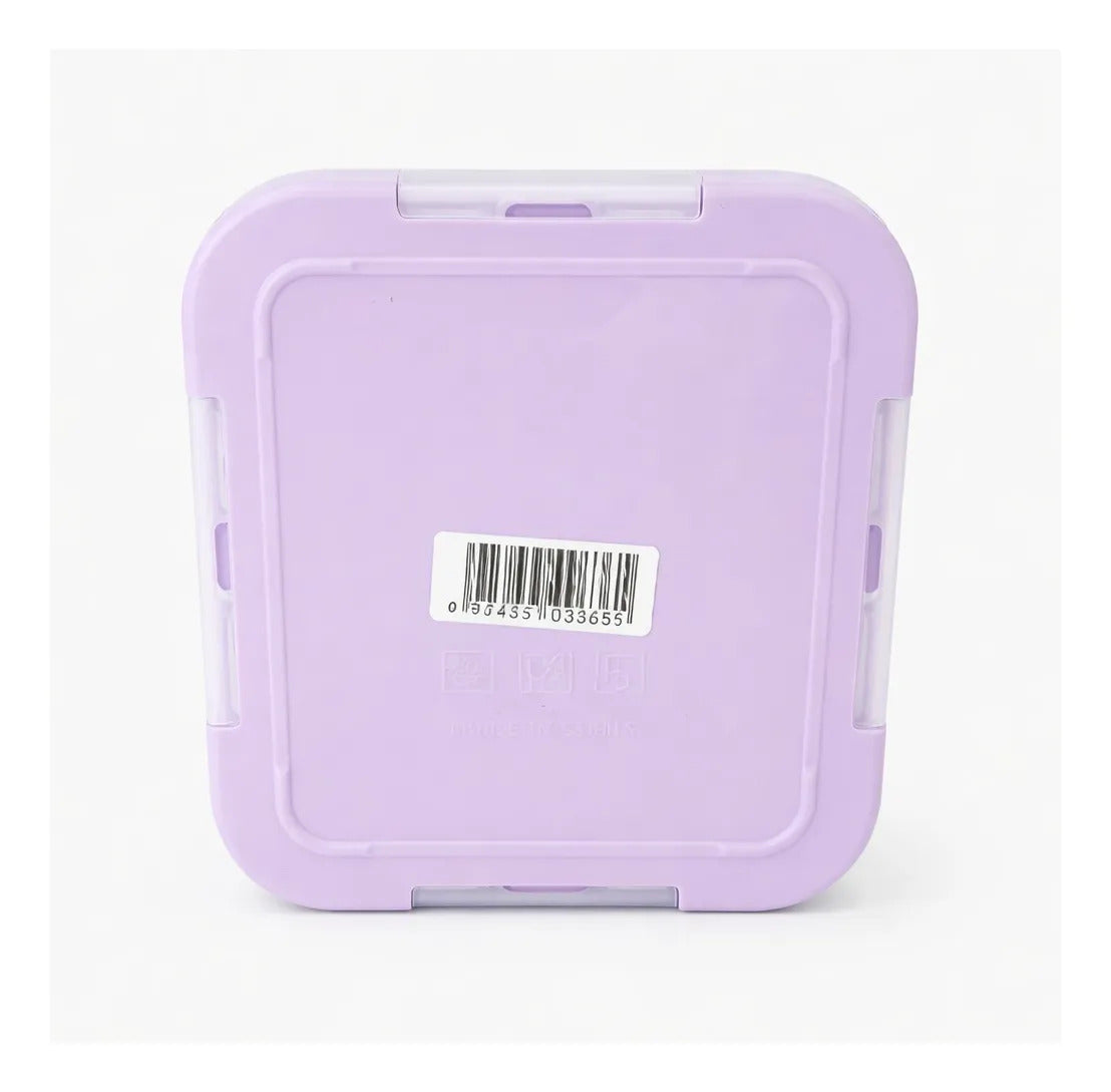 Tupper Yoovee 720 Ml Con 3 Compartimientos Sellado Antifugas