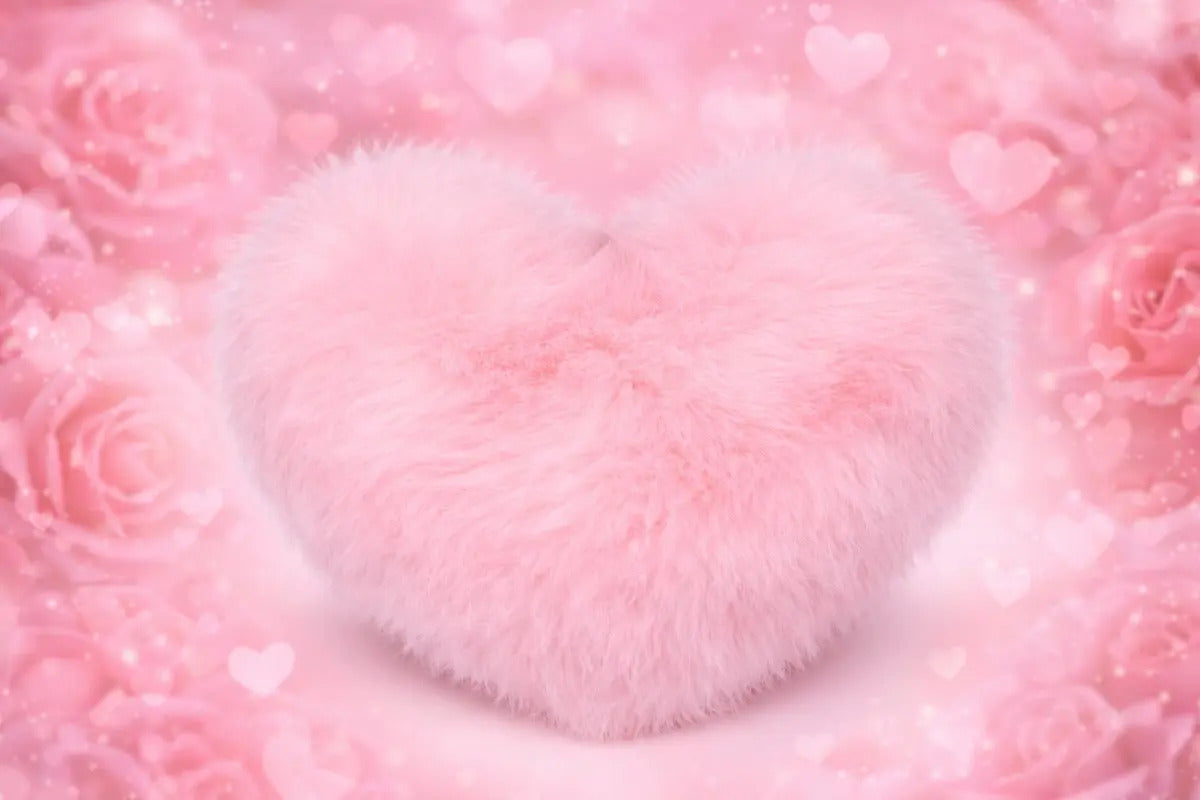 Peluche De Almohada Corazón Esponjoso 32x18x42 Candy Toys