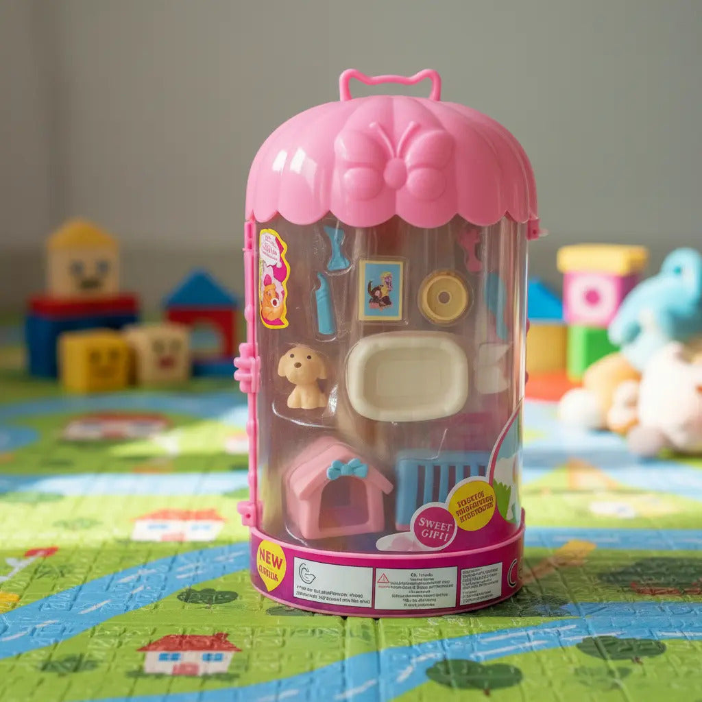 Muñeca Candy Toys Con 16 Accesorios En Estuche Cápsula