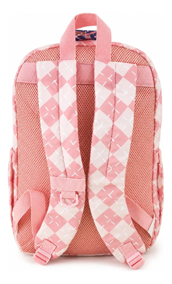 Mochila Escolar American Bags Sakura Card Captor Rosa Salmón