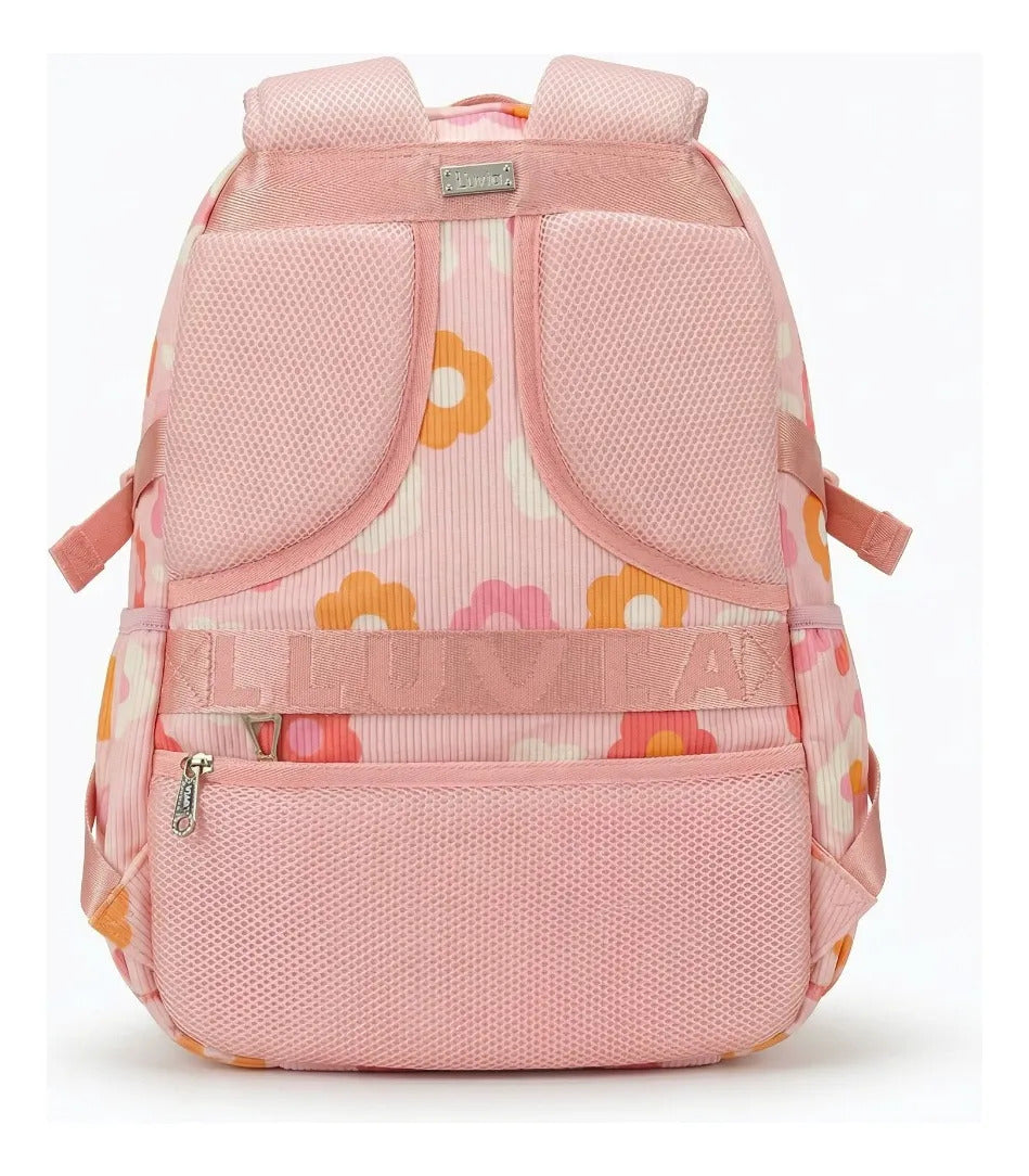 Set 3 Piezas Lluvia Diseño Floral Mochila Lonchera Lapicera