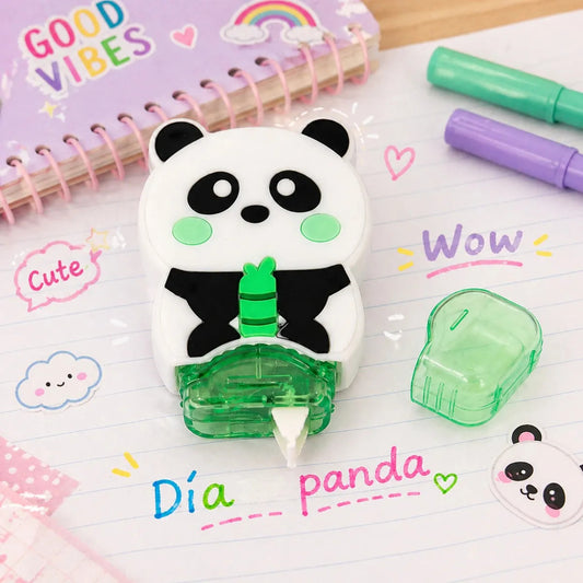 Corrector Weibo En Cinta Panda 1 Pieza Diseño Cute Escolar
