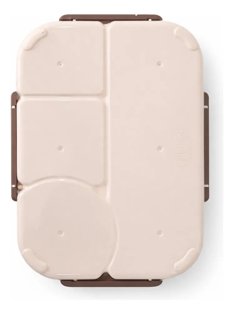 Tupper Porta Alimentos 4 Divisiones Con Cubiertos Hermético