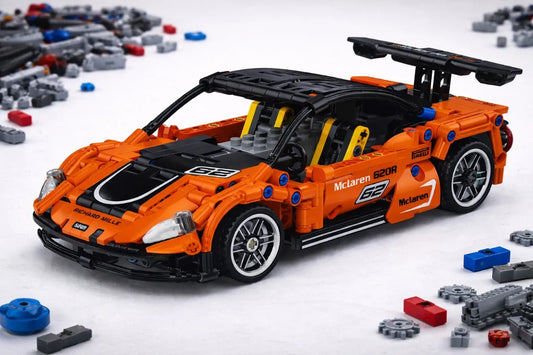Carro Deportivo De Bloques De Construcción Rc 491 Piezas