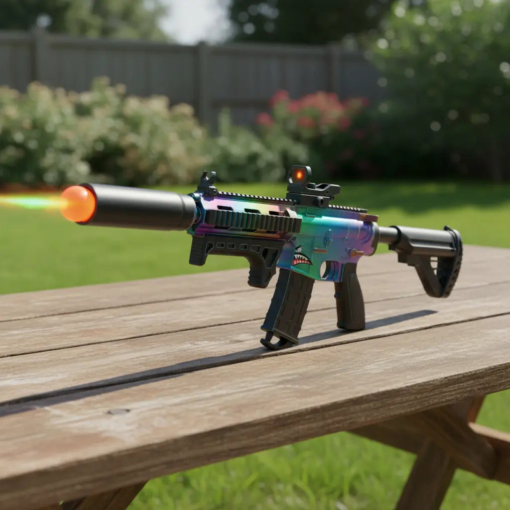 Pistola De Bala De Hidrogel Candy Toys Con Luz 30,000