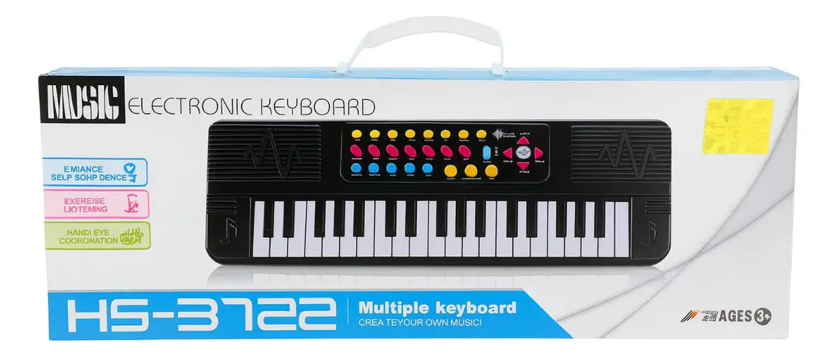 Piano Electrónico Candy Toys Con Sonidos Y Ritmos 32 Teclas