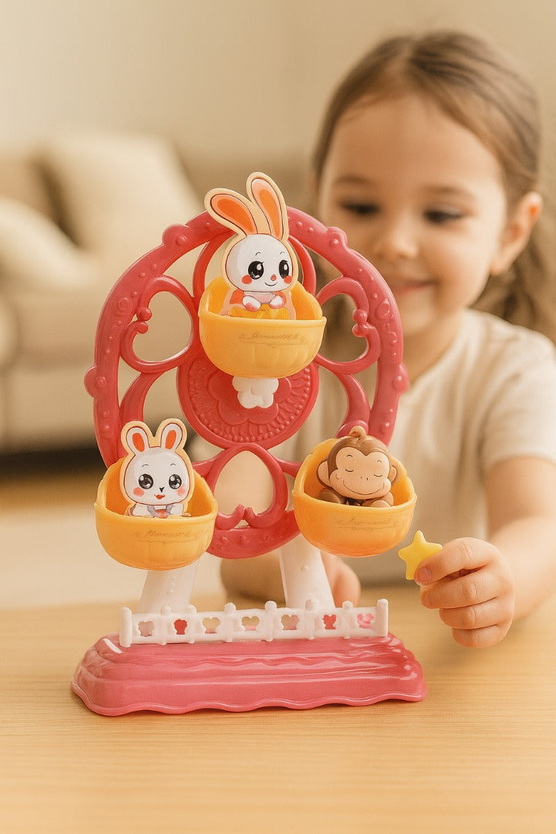 Conejitos Candy Toys Rueda De La Fortuna Con 13 Piezas
