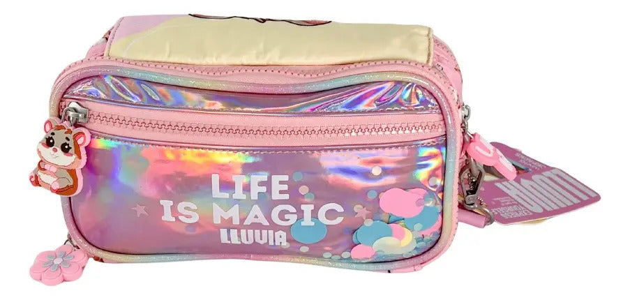 Paquete Mochila 3piezas Marca Lluvia Hamster Rosa Kinder