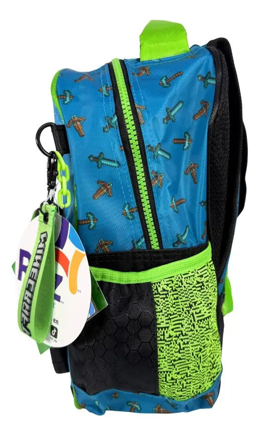 Mochila Kinder Marca Ruz Minecraft Survival Mode