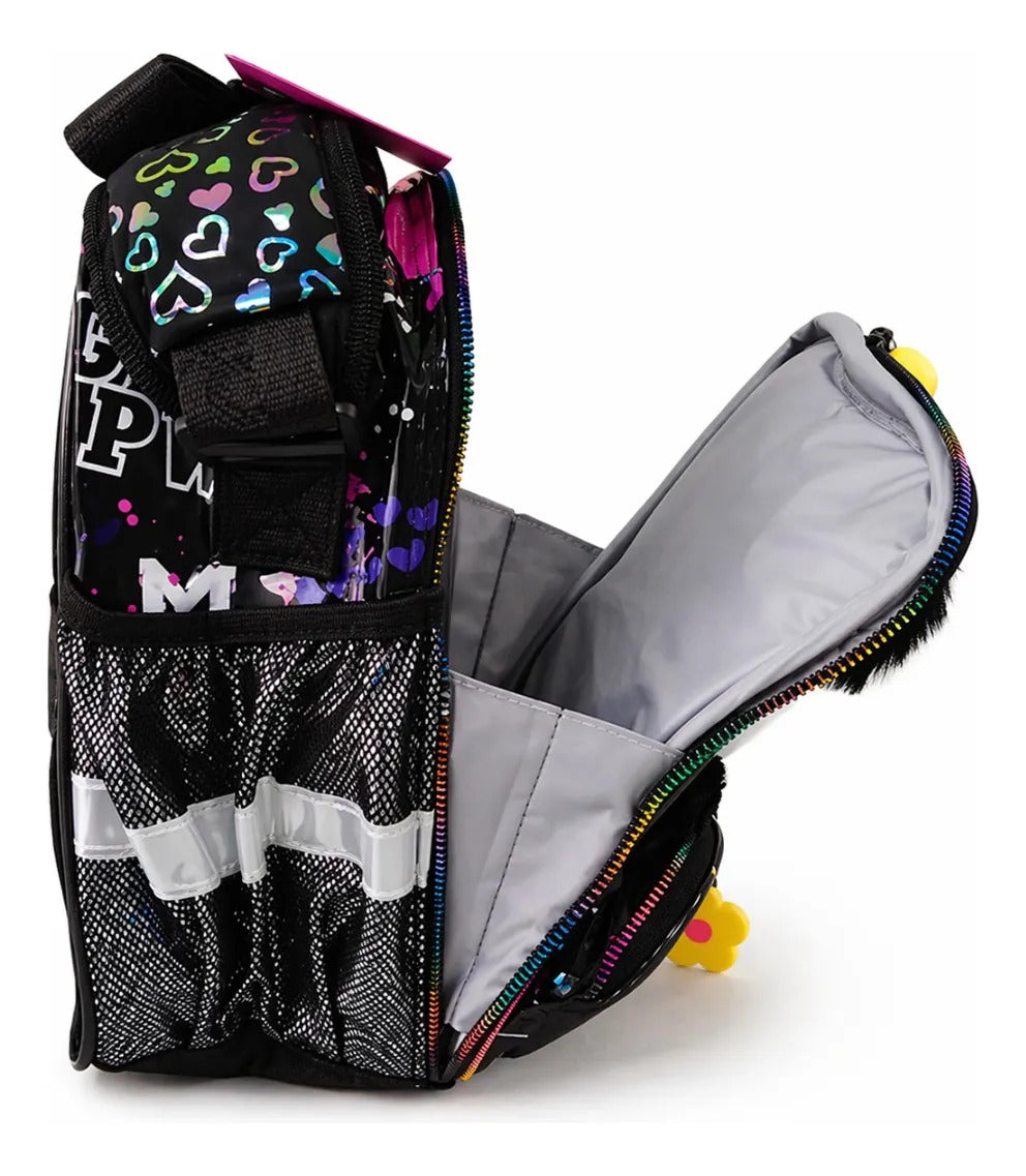 Lonchera Primaria Lluvia Panda Con Luz Y Spinner Integrado