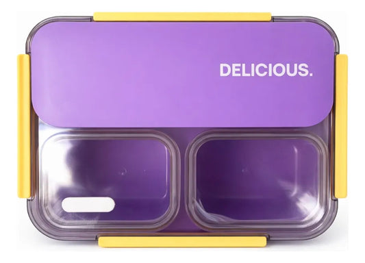 Tupper Lunch Box  Grande 2000ml 3 Secciones Con Válvula