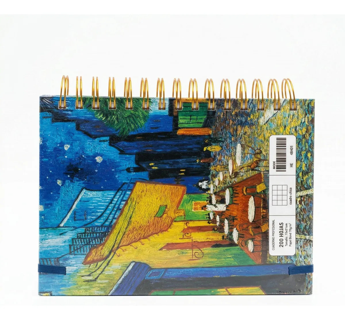 Cuaderno Titiko Van Gogh 200 Hojas Cuadro Chico Francés