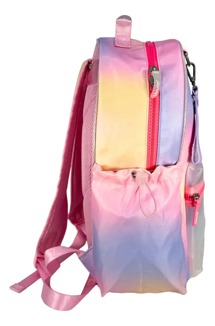Mochila Juvenil Marca Lluvia Retro Difuminados