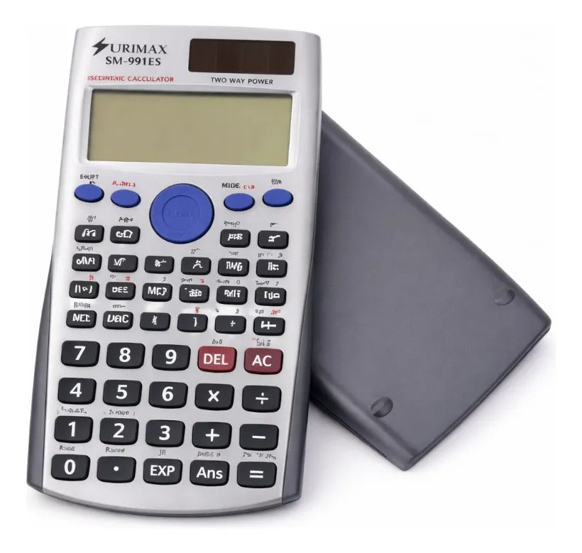 Calculadora Científica Surimax Gris 240 Funciones 2 Lineas