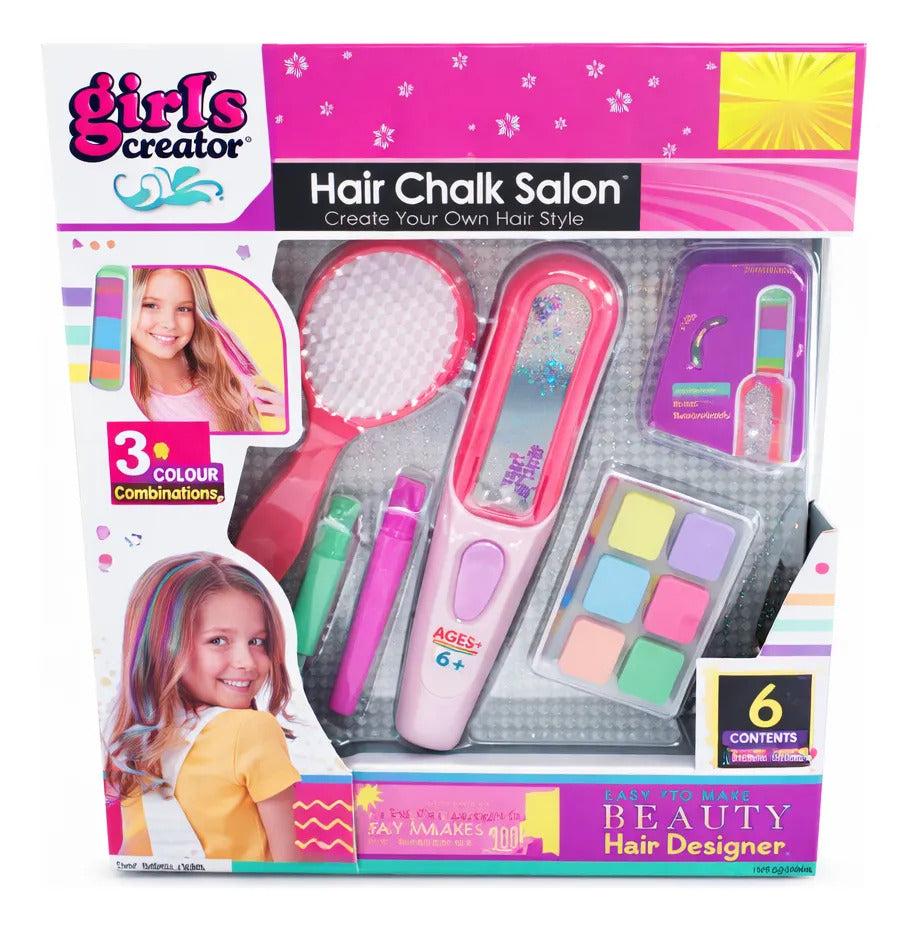 Set Para Mechas 6 Piezas Con Plancha Y Tintas Lavables