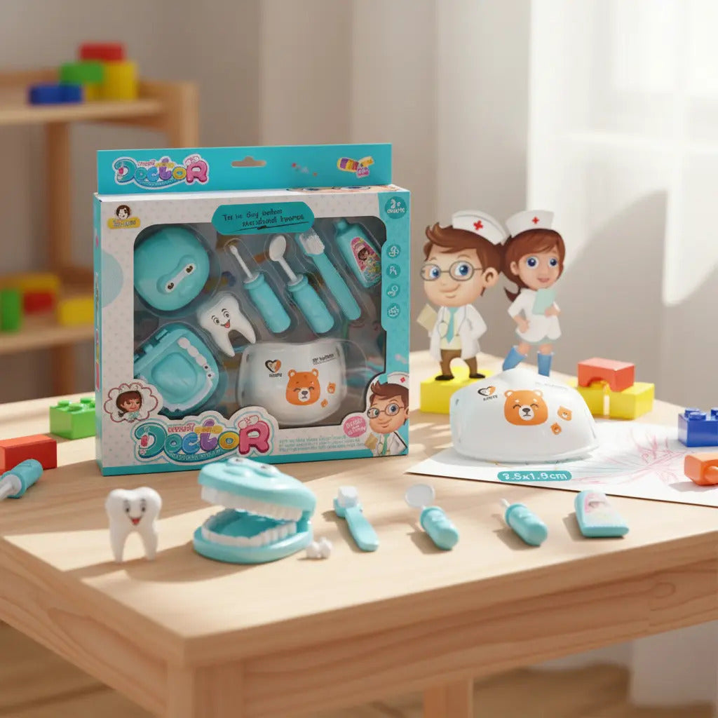Juego De Dentista Para Niños Candy Toys 7 Piezas