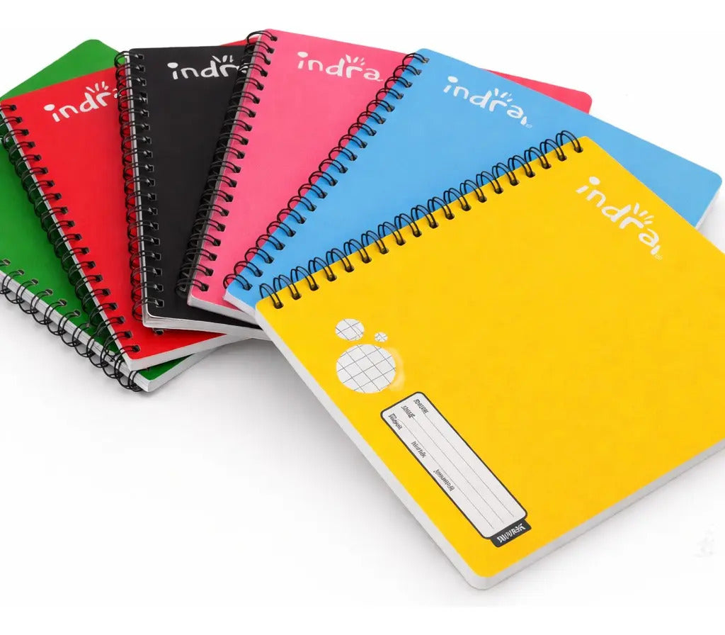 Libretas 6 Piezas Indra Cuadro Grande Con Tabla Periódica